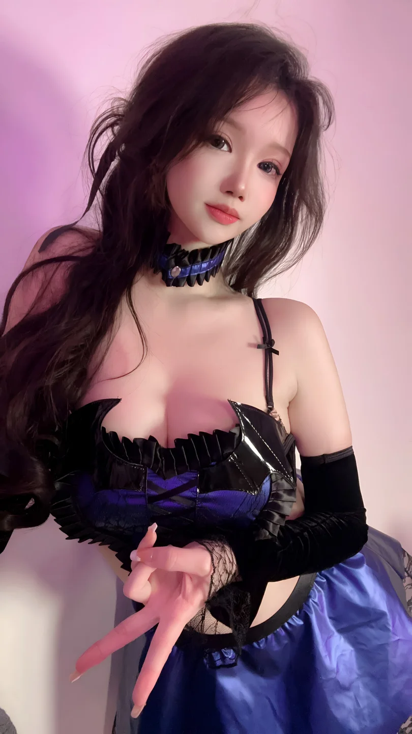 雪晴Astra - No.097 蓝色蕾丝短裙 [53P,1V-1.18GB] tg@simisebaisi 【丝足阁】045.webp